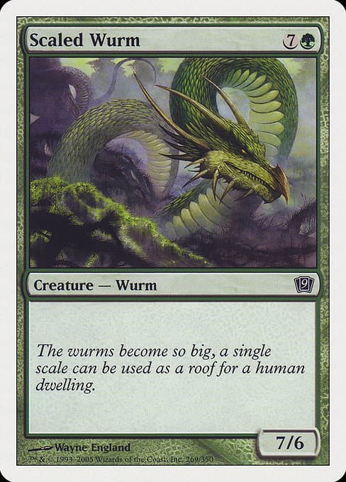 Scaled Wurm from Ninth Edition (Common)