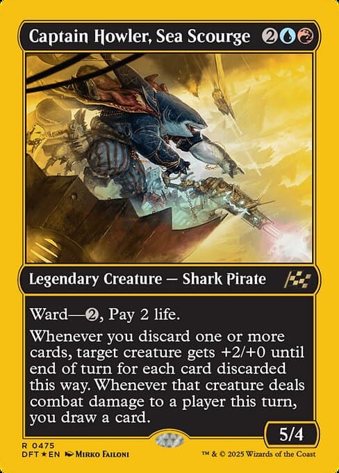 Captain Howler, Sea Scourge from Aetherdrift (Rare)