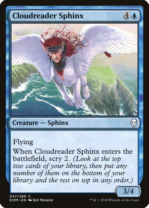Cloudreader Sphinx from Dominaria (Common)