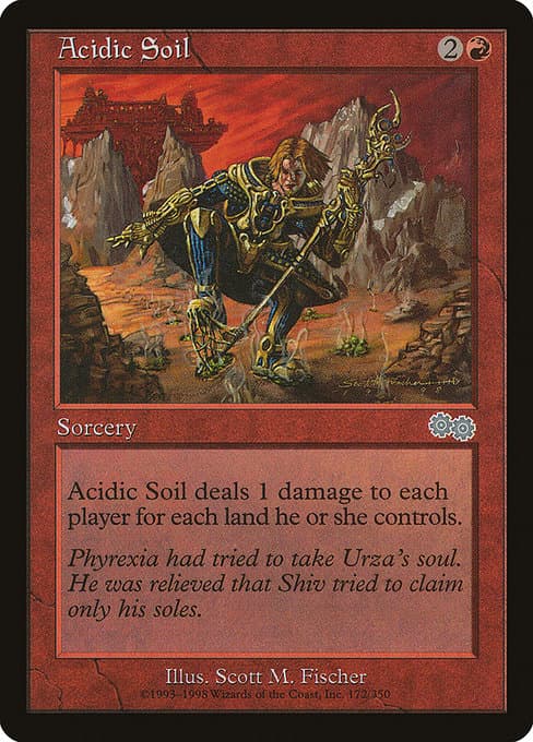 Acidic Soil from Urza's Saga (Uncommon)