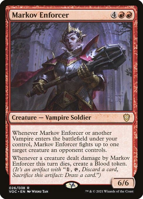 Markov Enforcer from Crimson Vow Commander (Rare)