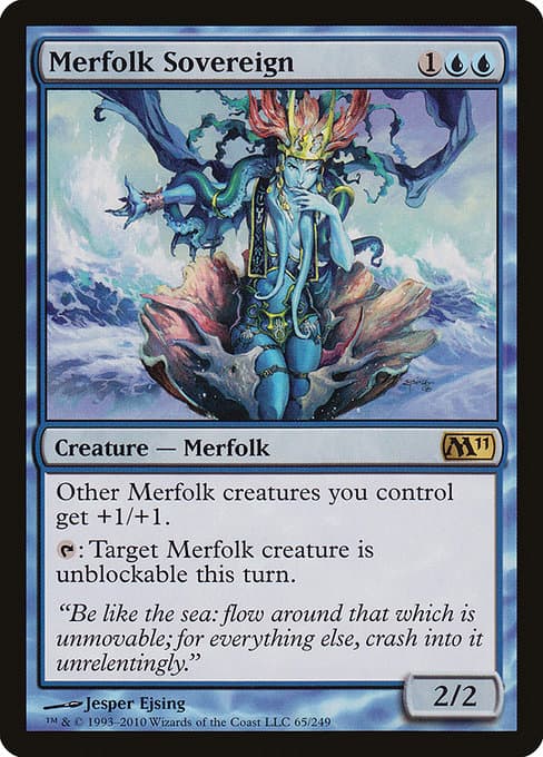 Merfolk Sovereign from Magic 2011 (Rare)