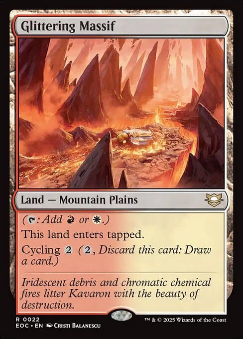 Glittering Massif from Edge of Eternities Commander (Rare)