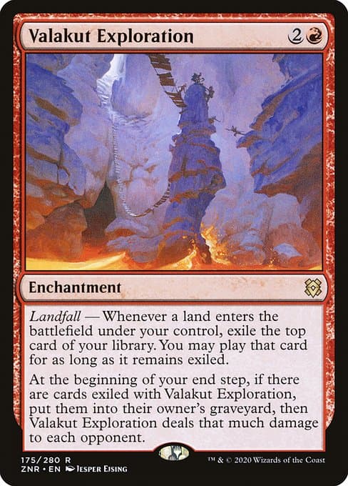 Valakut Exploration from Zendikar Rising (Rare)