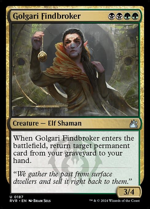 Golgari Findbroker (Uncommon)