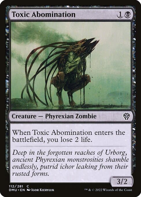 Toxic Abomination from Dominaria United (Common)