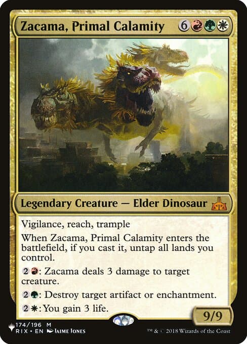 Zacama, Primal Calamity from The List (Mythic)