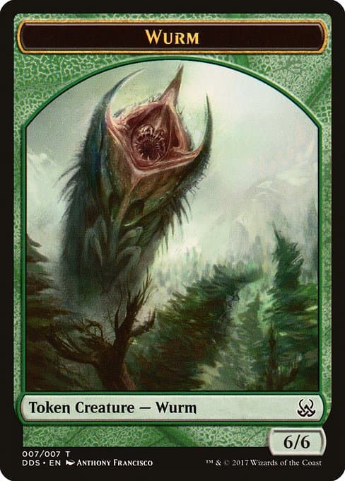Wurm from Duel Decks: Mind vs. Might Tokens (Common)