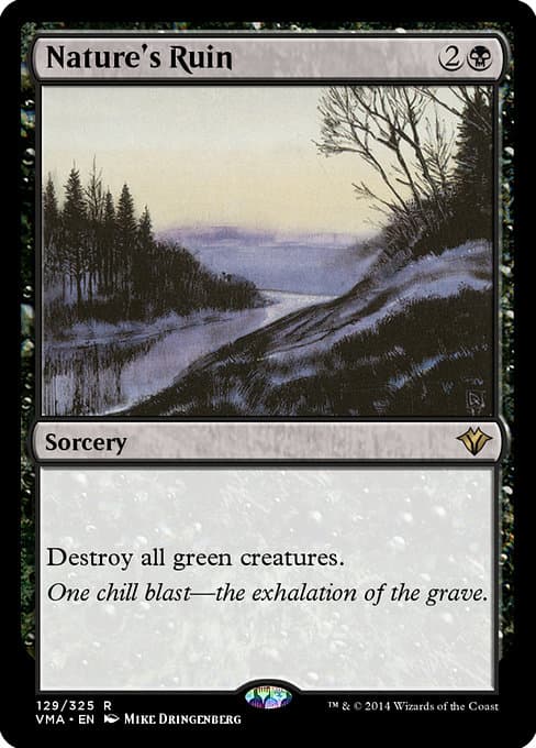 Nature's Ruin from Vintage Masters (Rare)