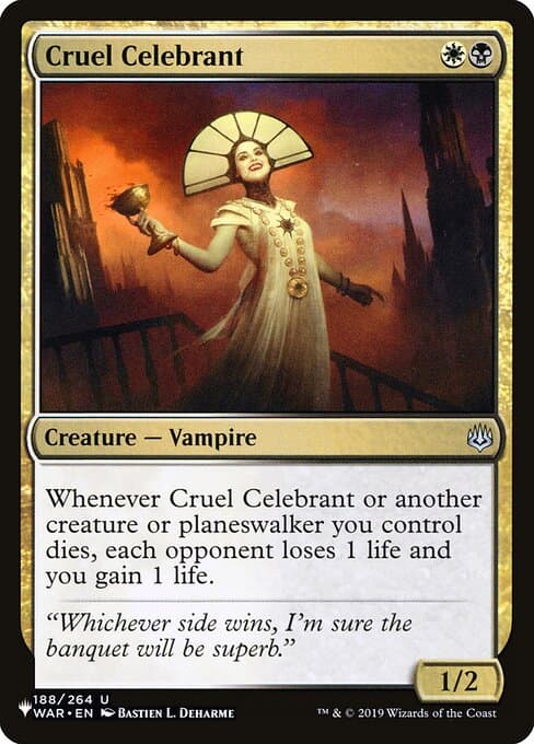 Cruel Celebrant from The List (Uncommon)