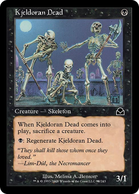 Kjeldoran Dead from Masters Edition II (Common)