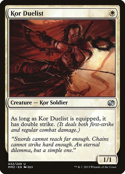 Kor Duelist from Modern Masters 2015 (Uncommon)