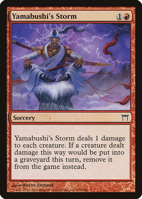 Yamabushi's Storm from Champions of Kamigawa (Common)