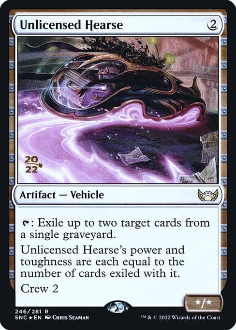 Unlicensed Hearse from Streets of New Capenna Promos (Rare)