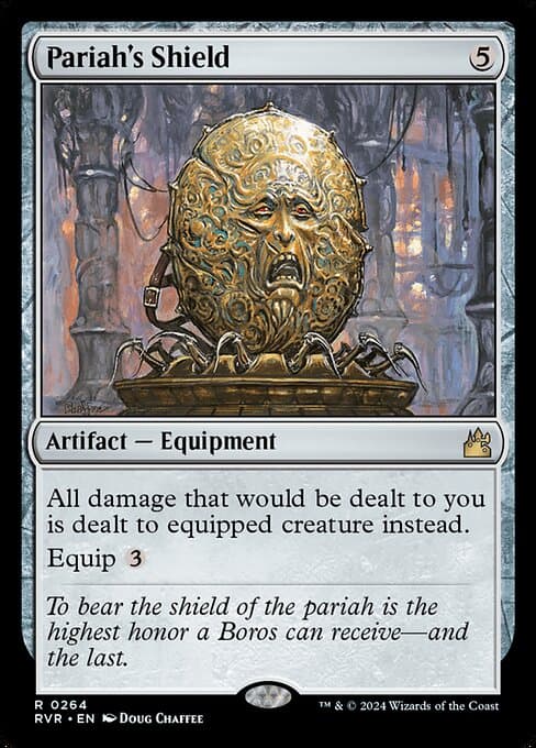 Pariah's Shield from Ravnica Remastered (Rare)
