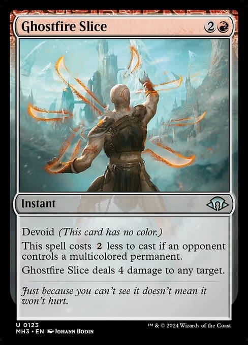 Ghostfire Slice from Modern Horizons 3 (Uncommon)