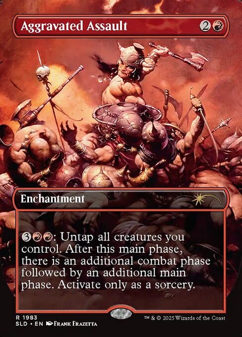 Aggravated Assault from Secret Lair Drop (Rare)