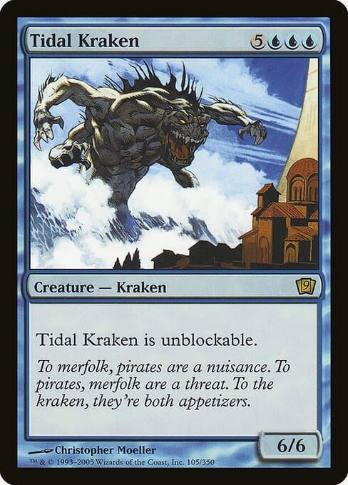 Tidal Kraken from Ninth Edition (Rare)