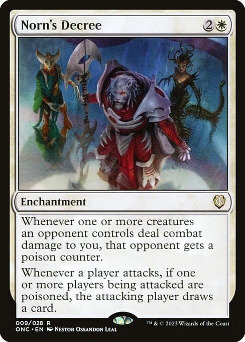 Norn's Decree from Phyrexia: All Will Be One Commander (Rare)