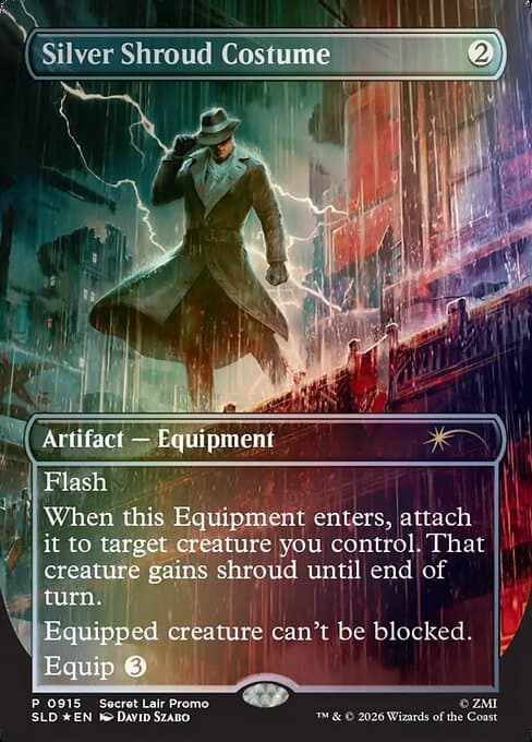 Silver Shroud Costume from Secret Lair Drop (Rare)