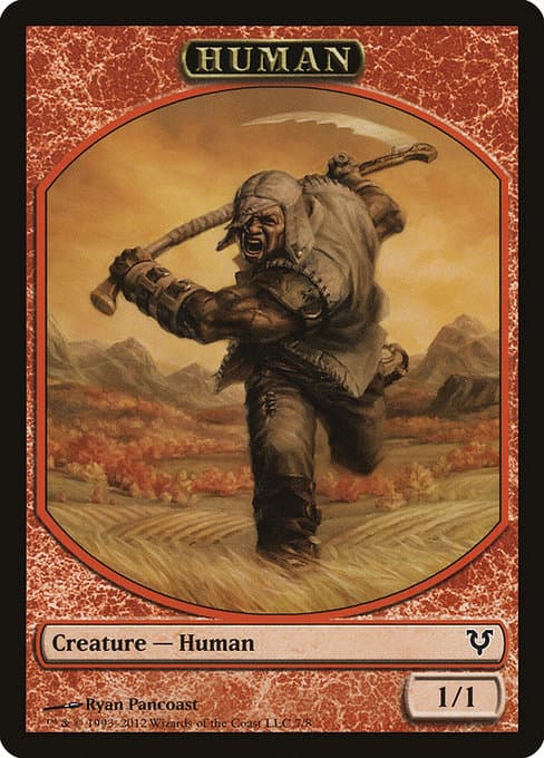 Human from Avacyn Restored Tokens (Common)