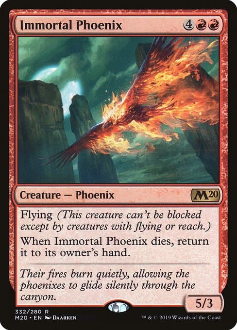 Immortal Phoenix from Core Set 2020 (Rare)