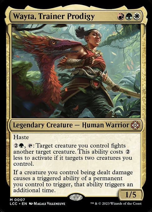 Wayta, Trainer Prodigy from The Lost Caverns of Ixalan Commander (Mythic)