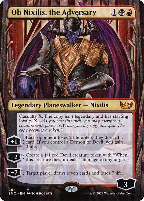 Ob Nixilis, the Adversary from Streets of New Capenna (Mythic)
