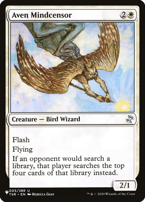 Aven Mindcensor from The List (Uncommon)