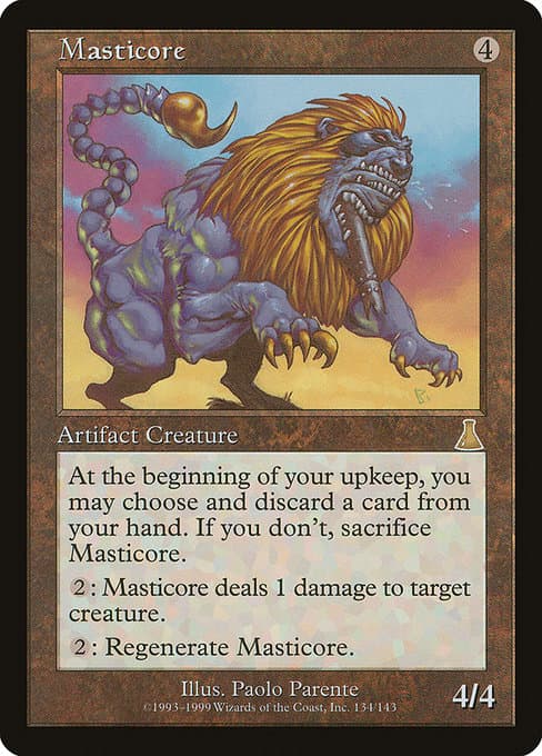 Masticore from Urza's Destiny (Rare)