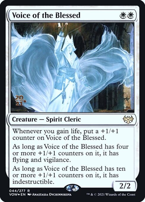 Voice of the Blessed from Innistrad: Crimson Vow Promos (Rare)