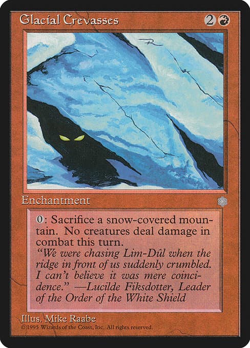 Glacial Crevasses (Rare)