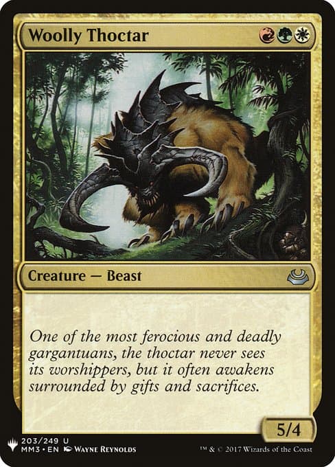 Woolly Thoctar from The List (Uncommon)