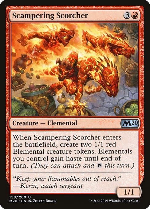 Scampering Scorcher from Core Set 2020 (Uncommon)