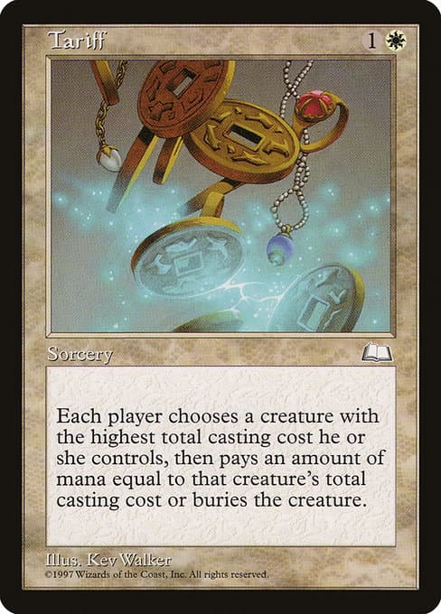Tariff from Weatherlight (Rare)