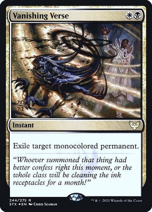 Vanishing Verse from Strixhaven: School of Mages Promos (Rare)
