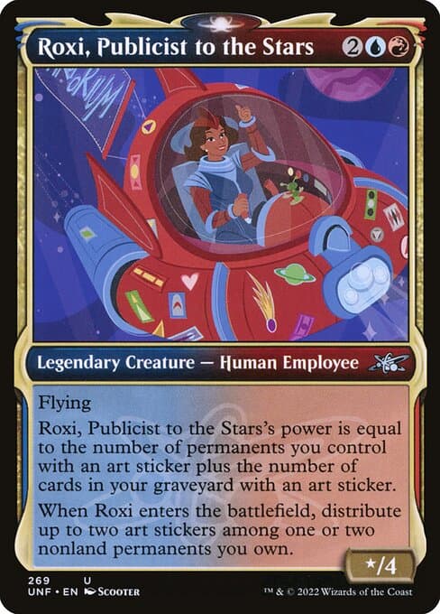 Roxi, Publicist to the Stars from Unfinity (Uncommon)