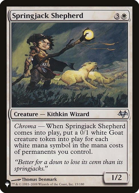Springjack Shepherd from The List (Uncommon)