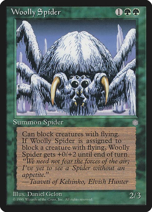 Woolly Spider from Ice Age (Common)
