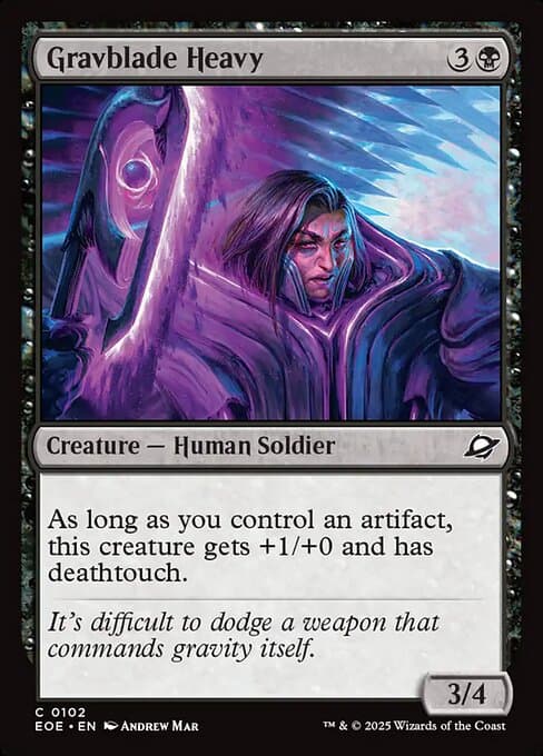 Gravblade Heavy from Edge of Eternities (Common)