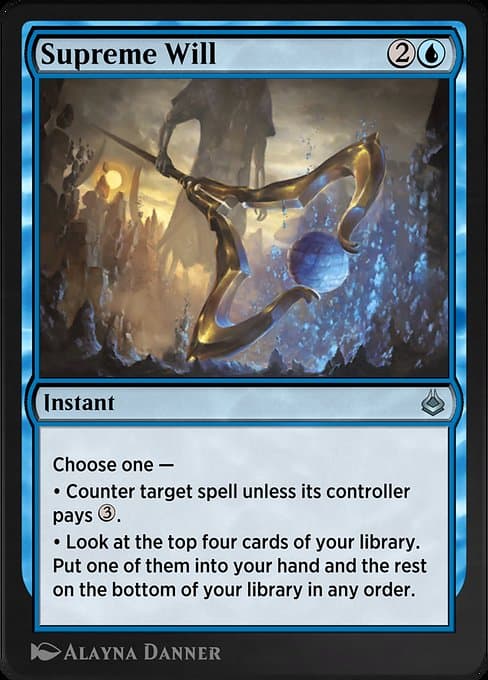 Supreme Will from Amonkhet Remastered (Uncommon)