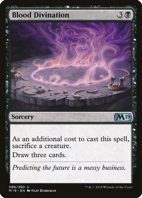 Blood Divination from Core Set 2019 (Uncommon)