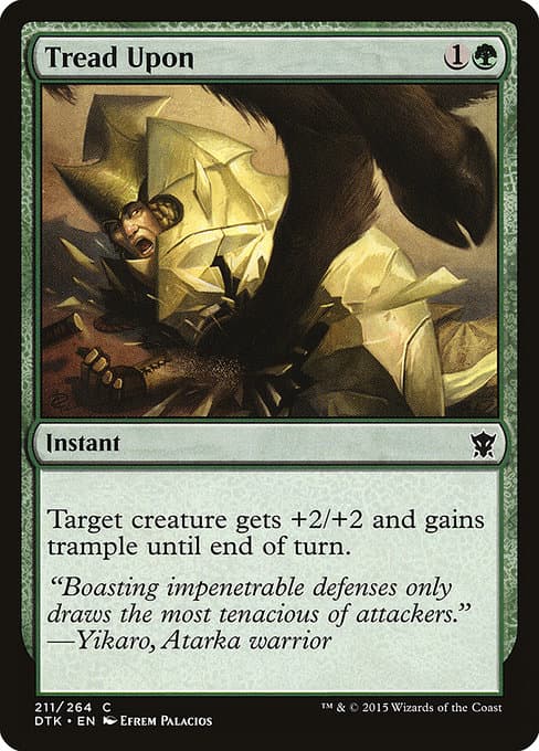 Tread Upon from Dragons of Tarkir (Common)