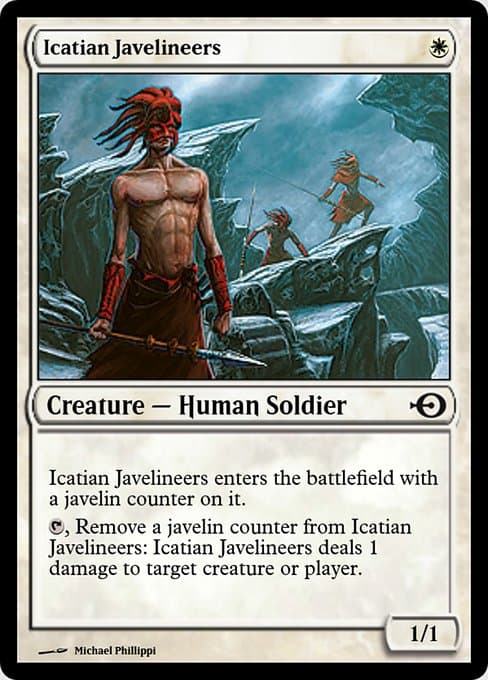 Icatian Javelineers from Magic Online Promos (Common)