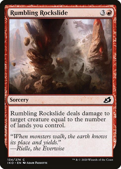 Rumbling Rockslide from Ikoria: Lair of Behemoths (Common)