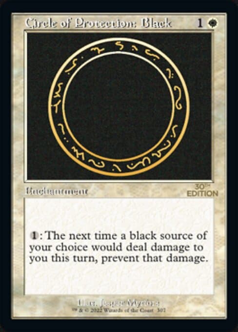 Circle of Protection: Black from 30th Anniversary Edition (Common)