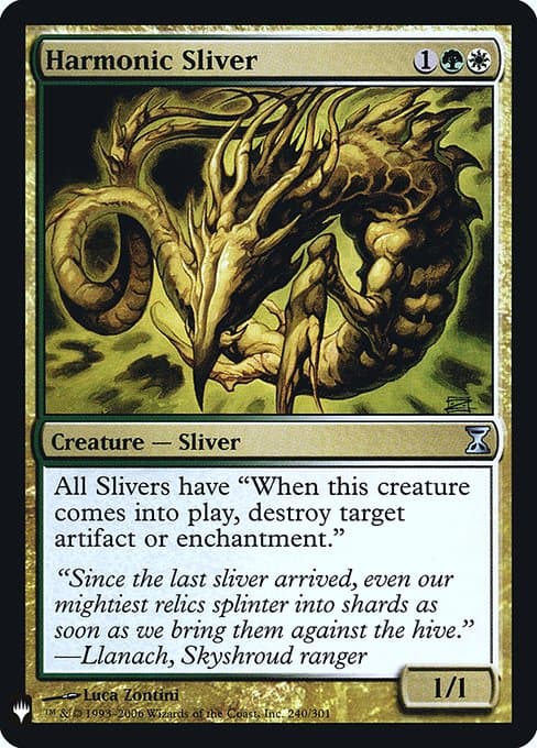 Harmonic Sliver from The List (Uncommon)