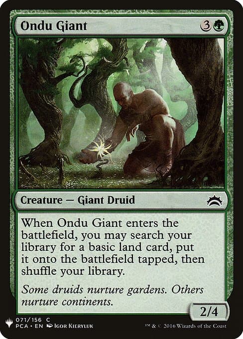 Ondu Giant from The List (Common)