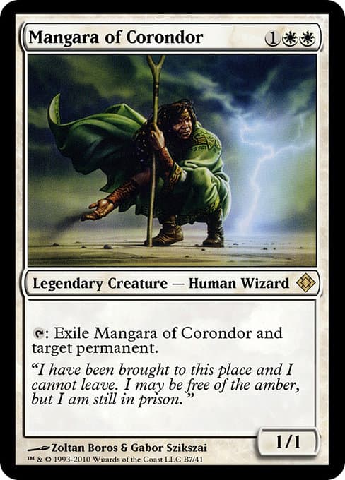 Mangara of Corondor from Magic Online Theme Decks (Rare)