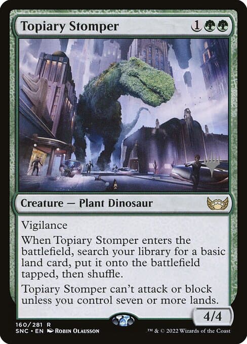 Topiary Stomper from Streets of New Capenna Promos (Rare)